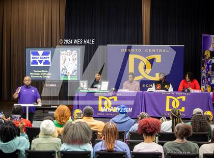 Thumbnail 1 in DeSoto Central Signing Day photogallery.