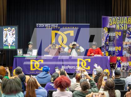Thumbnail 1 in DeSoto Central Signing Day photogallery.