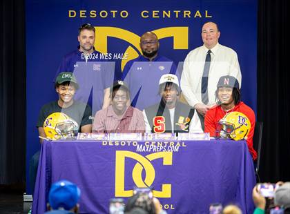 Thumbnail 1 in DeSoto Central Signing Day photogallery.