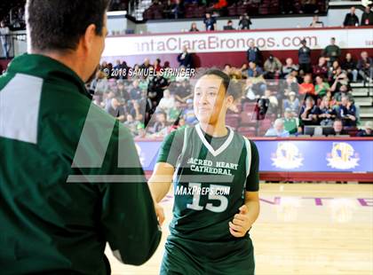 Thumbnail 3 in Sacred Heart Cathedral Preparatory @ Miramonte (CIF NorCal D1 Regional Final) photogallery.