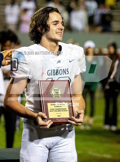 Thumbnail 2 in Cardinal Gibbons vs. Chambers (NCHSAA 4A Final) photogallery.