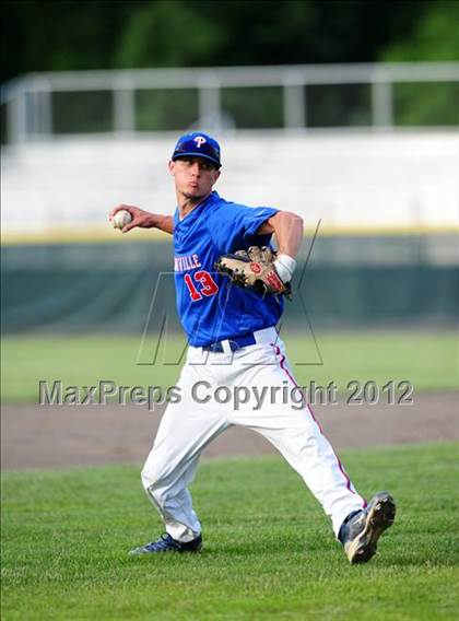 Thumbnail 2 in Plainville vs. Haddam-Killingworth (CIAC Class M Final) photogallery.