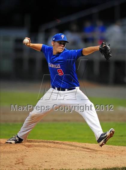 Thumbnail 2 in Plainville vs. Haddam-Killingworth (CIAC Class M Final) photogallery.