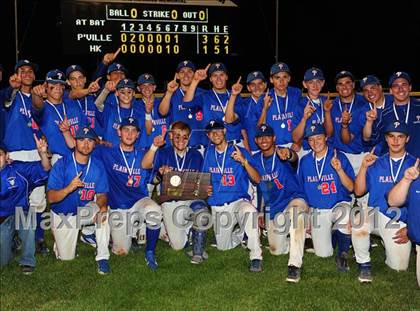Thumbnail 2 in Plainville vs. Haddam-Killingworth (CIAC Class M Final) photogallery.