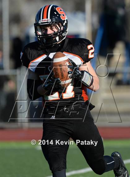 Thumbnail 1 in Xavier vs. Shelton (CIAC Class LL-Small Final) photogallery.