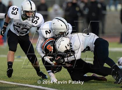 Thumbnail 2 in Xavier vs. Shelton (CIAC Class LL-Small Final) photogallery.