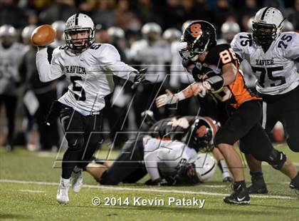 Thumbnail 1 in Xavier vs. Shelton (CIAC Class LL-Small Final) photogallery.