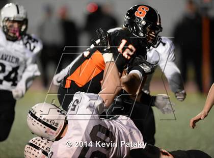 Thumbnail 1 in Xavier vs. Shelton (CIAC Class LL-Small Final) photogallery.