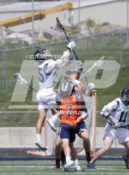 Thumbnail 3 in Ridgeline vs. Mountain Crest (UHSAA 4A Quarterfinal Playoff) photogallery.