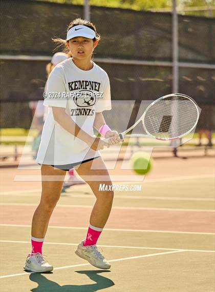Thumbnail 1 in Fort Bend Kempner @ Galena Park (UIL Tennis 5A Region 3 Bi-District) photogallery.