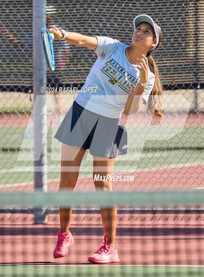 Thumbnail 2 in Fort Bend Kempner @ Galena Park (UIL Tennis 5A Region 3 Bi-District) photogallery.