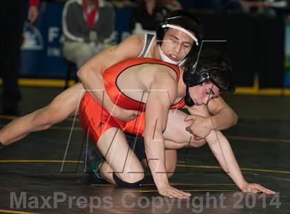 Thumbnail 2 in CIF SJS Masters Wrestling Championships (Finals) photogallery.