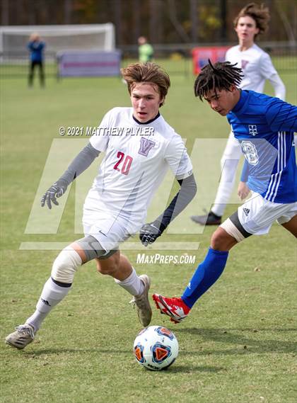 Thumbnail 1 in Christ the King vs. Voyager (NCHSAA 1A Final) photogallery.