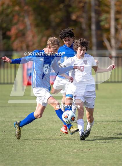 Thumbnail 3 in Christ the King vs. Voyager (NCHSAA 1A Final) photogallery.
