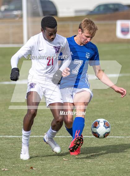 Thumbnail 3 in Christ the King vs. Voyager (NCHSAA 1A Final) photogallery.