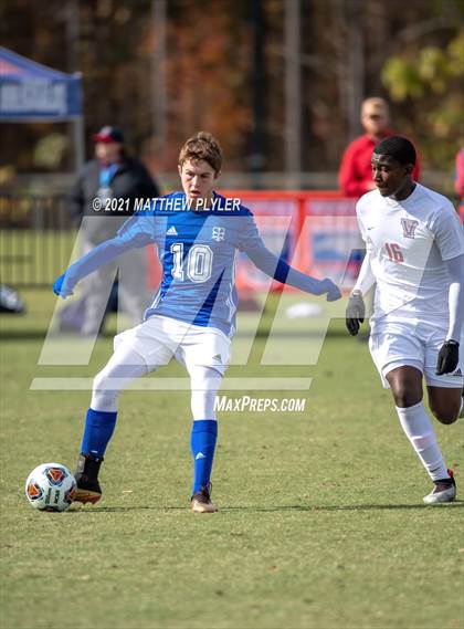Thumbnail 1 in Christ the King vs. Voyager (NCHSAA 1A Final) photogallery.