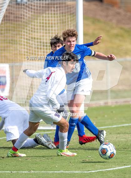 Thumbnail 3 in Christ the King vs. Voyager (NCHSAA 1A Final) photogallery.