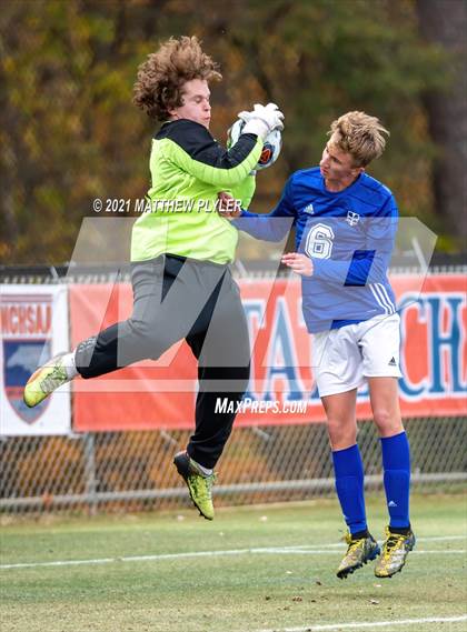 Thumbnail 3 in Christ the King vs. Voyager (NCHSAA 1A Final) photogallery.