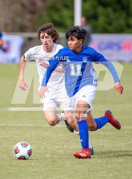 Thumbnail 1 in Christ the King vs. Voyager (NCHSAA 1A Final) photogallery.