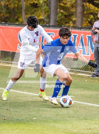 Thumbnail 1 in Christ the King vs. Voyager (NCHSAA 1A Final) photogallery.