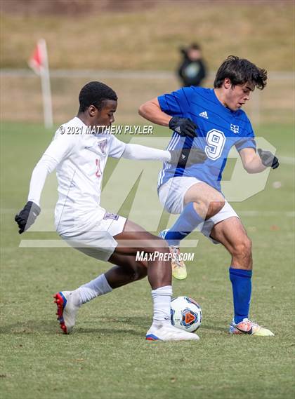 Thumbnail 3 in Christ the King vs. Voyager (NCHSAA 1A Final) photogallery.