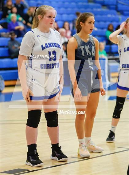 Thumbnail 2 in Lanier Christian Academy vs. The King's Academy (GAPPS 1-AA Semifinals) photogallery.