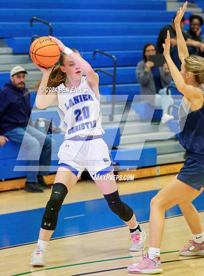 Thumbnail 3 in Lanier Christian Academy vs. The King's Academy (GAPPS 1-AA Semifinals) photogallery.