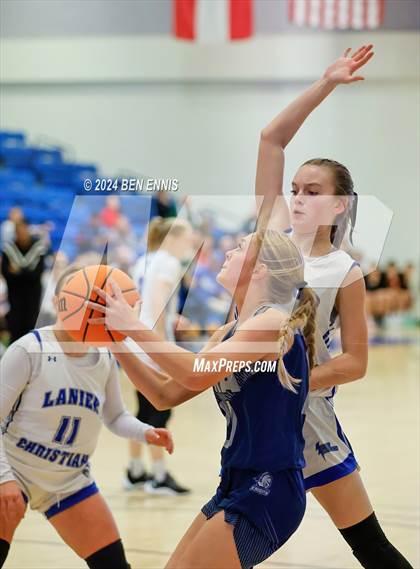 Thumbnail 3 in Lanier Christian Academy vs. The King's Academy (GAPPS 1-AA Semifinals) photogallery.