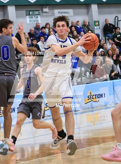 Thumbnail 1 in Haldane vs. Millbrook (NYSPHSAA Class C Regional Semifinal) photogallery.