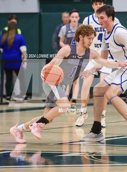 Thumbnail 1 in Haldane vs. Millbrook (NYSPHSAA Class C Regional Semifinal) photogallery.