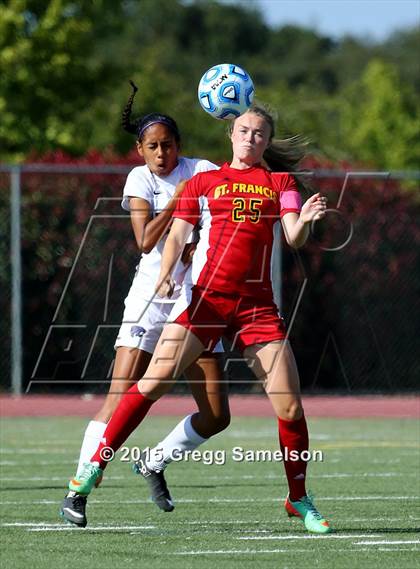 Thumbnail 2 in Franklin vs St. Francis (CIF SJS D1 Final) photogallery.