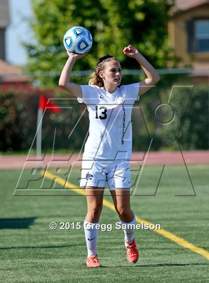Thumbnail 2 in Franklin vs St. Francis (CIF SJS D1 Final) photogallery.