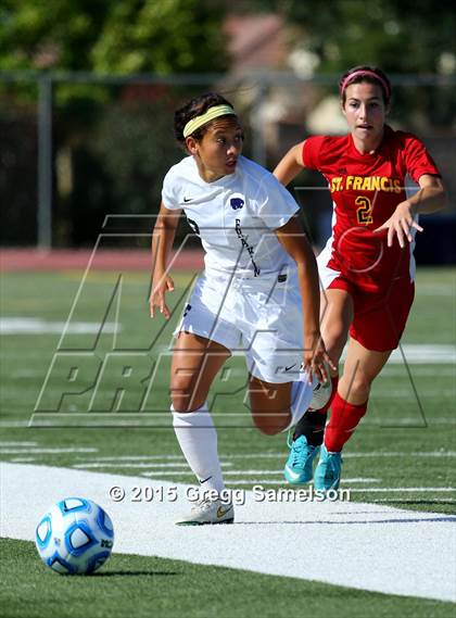 Thumbnail 2 in Franklin vs St. Francis (CIF SJS D1 Final) photogallery.