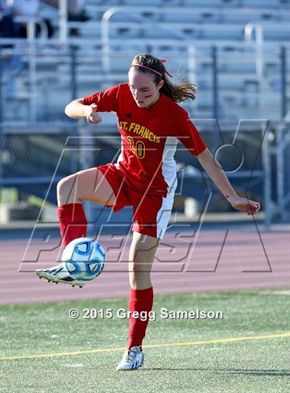 Thumbnail 2 in Franklin vs St. Francis (CIF SJS D1 Final) photogallery.