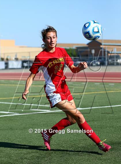 Thumbnail 2 in Franklin vs St. Francis (CIF SJS D1 Final) photogallery.