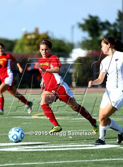 Thumbnail 2 in Franklin vs St. Francis (CIF SJS D1 Final) photogallery.