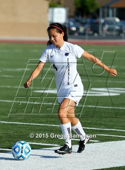 Thumbnail 2 in Franklin vs St. Francis (CIF SJS D1 Final) photogallery.