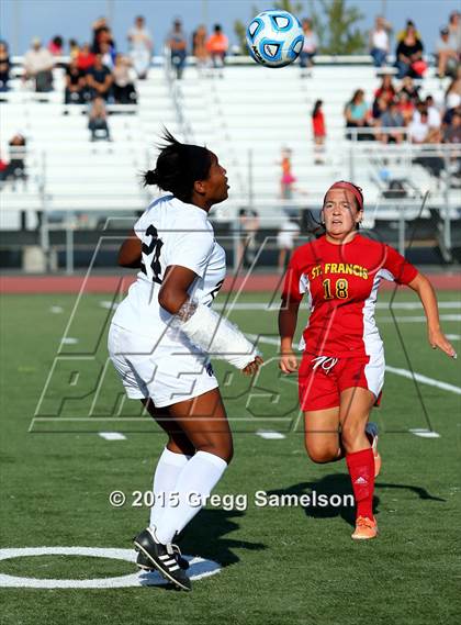 Thumbnail 2 in Franklin vs St. Francis (CIF SJS D1 Final) photogallery.