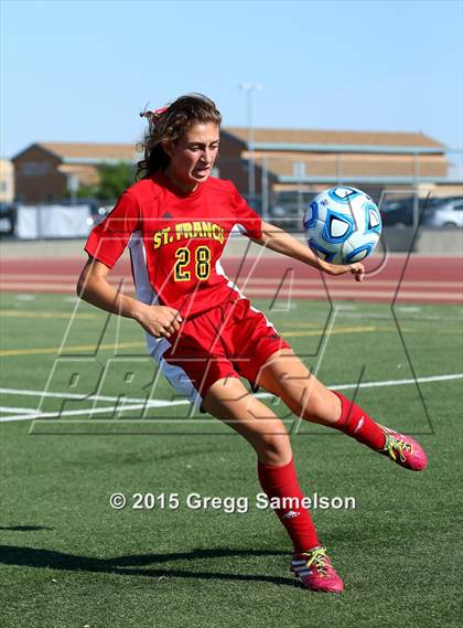 Thumbnail 3 in Franklin vs St. Francis (CIF SJS D1 Final) photogallery.