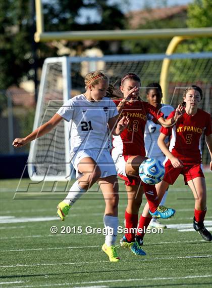 Thumbnail 1 in Franklin vs St. Francis (CIF SJS D1 Final) photogallery.