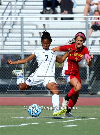 Thumbnail 2 in Franklin vs St. Francis (CIF SJS D1 Final) photogallery.