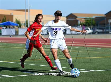 Thumbnail 2 in Franklin vs St. Francis (CIF SJS D1 Final) photogallery.