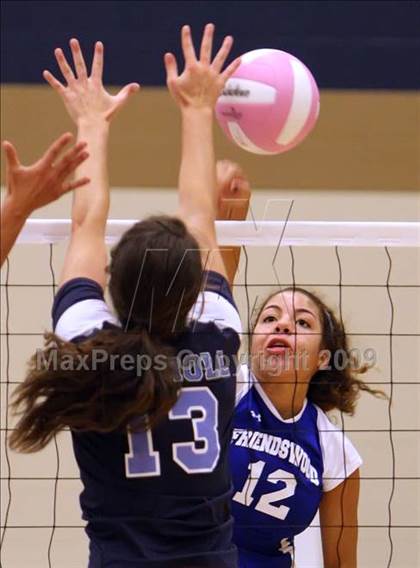 Thumbnail 3 in Friendswood vs. Carroll (Pearland Volleyball Classic) photogallery.