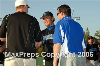 Thumbnail 1 in Bloomington Christian vs. Saddleback Valley Christian (D7 Section Final) photogallery.