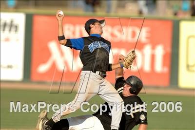 Thumbnail 3 in Bloomington Christian vs. Saddleback Valley Christian (D7 Section Final) photogallery.