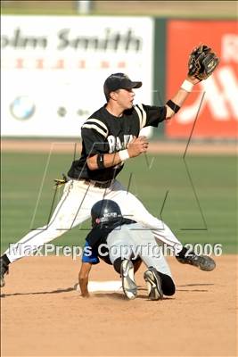Thumbnail 2 in Bloomington Christian vs. Saddleback Valley Christian (D7 Section Final) photogallery.