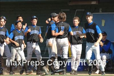 Thumbnail 3 in Bloomington Christian vs. Saddleback Valley Christian (D7 Section Final) photogallery.