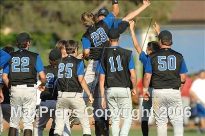 Thumbnail 2 in Bloomington Christian vs. Saddleback Valley Christian (D7 Section Final) photogallery.