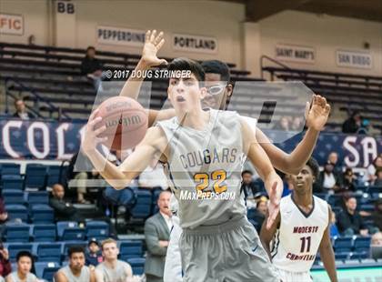 Thumbnail 1 in Modesto Christian vs. Newark Memorial (MLK De La Salle/MaxPreps Classic) photogallery.