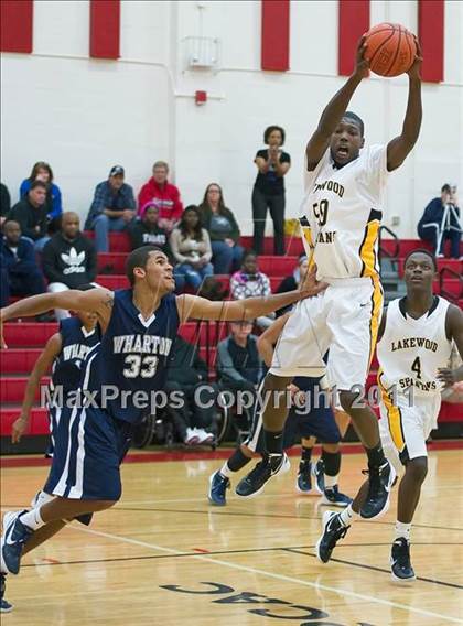 Thumbnail 3 in Wharton vs Lakewood (Northeast High School Christmas Tournament) photogallery.
